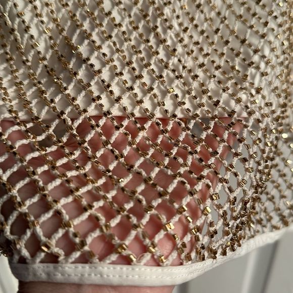 NWT ALLSAINTS  Rosalie Embellished Mesh Mini Dress - size 8 - Picture 11 of 14